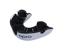 Капа OPRO Junior Silver White/Black (art.002190006)