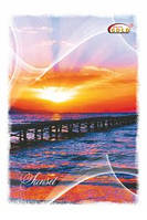 Блокнот 80 арк. на спіралі Gold Brisk А-6, спіраль зверху СБВ-15 Бріск