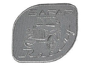 Нашивка safari racing колір сірий 109x98 мм, фото 1