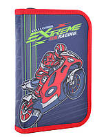 Пенал шкільний Smart твердий одинарний з клапанами Extreme racing 531738