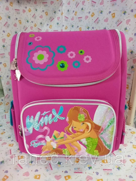 Ранець шкільний форма ТМ 1 Вересня для дівчинки H-17 551668 Винкс( Winx ) Укр