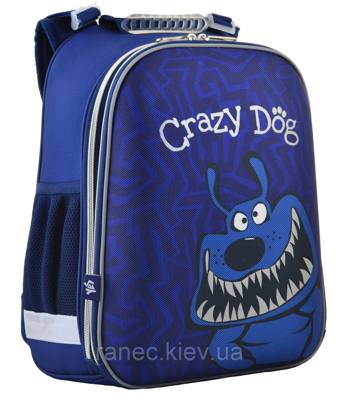 Рюкзак шкільний ортопедичний каркасний YES Н-12 Crazy dog 554621 для хлопчика