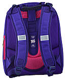 Ранець каркасний YES Н-12 Shelbу Kotomaniya blue 554486 38*29*15 см, фото 5