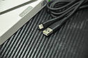 Кабель швидкої зарядки GOLF GC-64I Black Lightning Fast Charge 3A Кабель быстрая зарядка, фото 4
