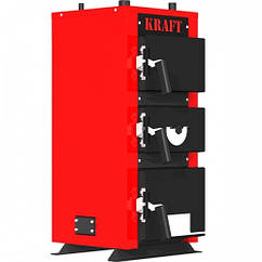 16 кВт Котел довготривалого горіння 5 мм сталь Kraft серия К с автоматическим управлением