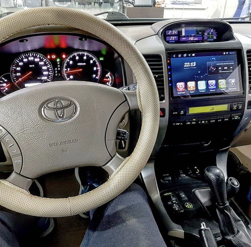 Магнитола Toyota Land Cruiser Prado 120 2003-2009 на Android. Экран 9 дюймов - фото 7 - id-p1291634386