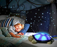 Детский ночник Светильник звездного неба черепаха