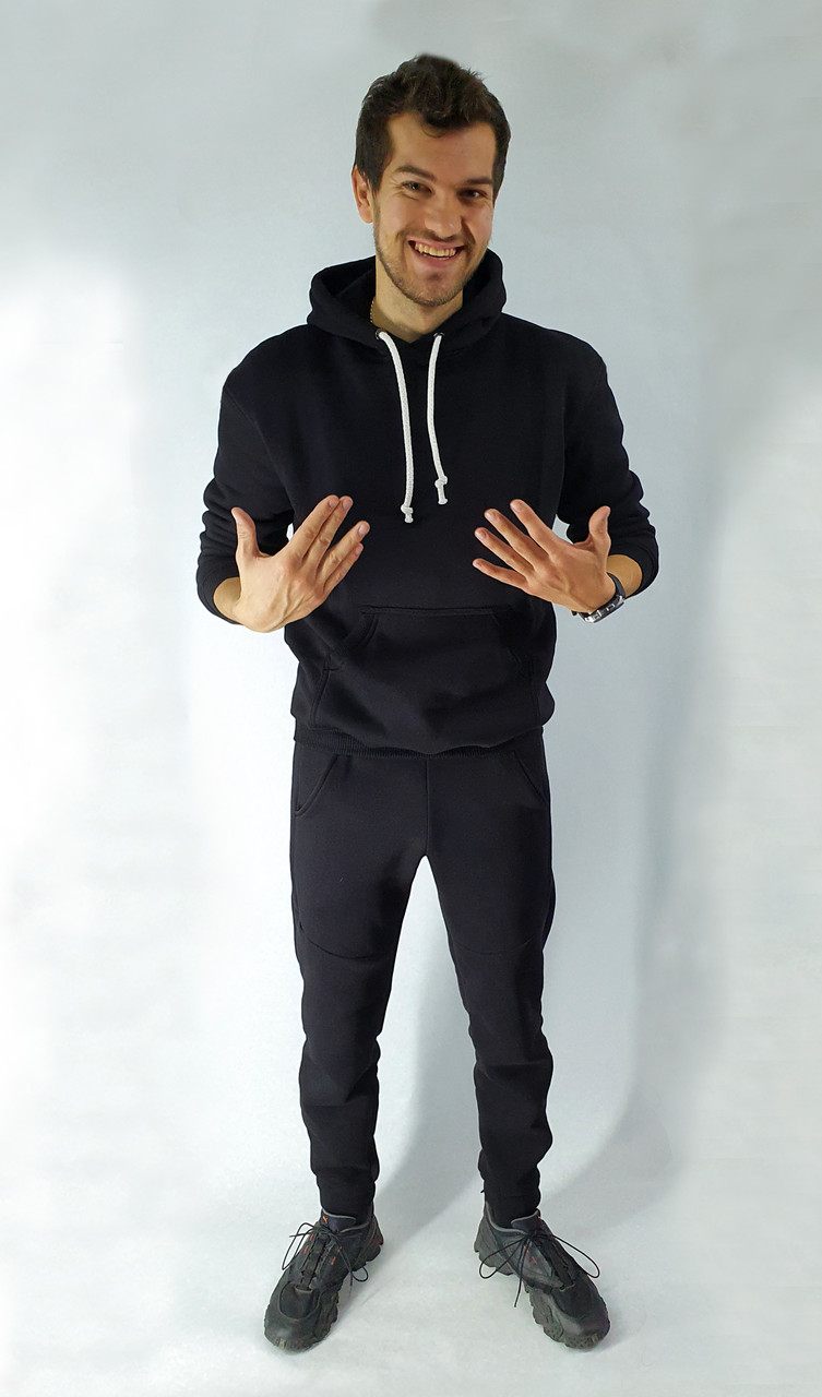 Теплий спортивний костюм на флісі висока якість тканини