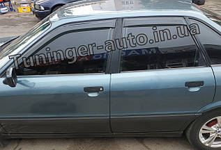 Вітровики, дефлектори вікон Audi 80 1986-1995р. (ANV)
