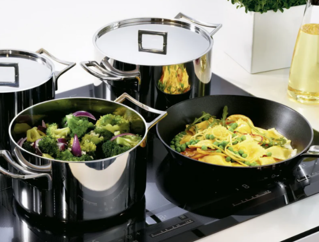 Какая посуда подходит для индукционной плиты? Размеры, материалы .