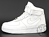 Жіночі кросівки Nike Air Force 1 Mid White (з хутром) 315123-111, фото 2