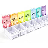 Таблетниця на 7 відділень, Pill box 7days, фото 2