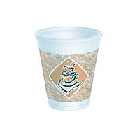 Склянка зі спіненого полістиролу з малюнком 240 мл 25 шт./пач.