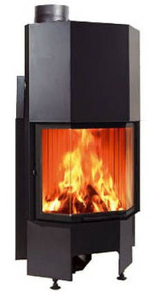 Камінна топка Edilkamin Airfire prismatico (з підйомом, призматичне роздільне скло), фото 1
