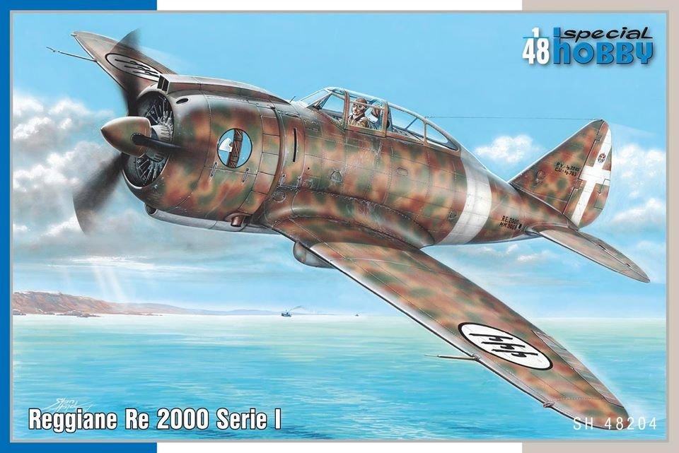 Reggiane Re 2000 I. Serie. Збірна модель літака в масштабі 1/48. SPECIAL HOBBY SH48204