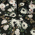 Парасолька-тростина жіноча Fulton Bloomsbury-2 L754 Mono Bouquet (Чорно-білий букет), фото 8