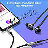 Кабель аудіо Ugreen 3.5 mm подовжувач 2М Black Gray (AV118), фото 8