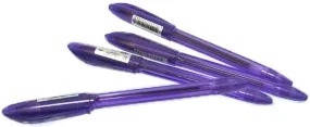 Ручка кулькова 5022 Office фіолетова 0,7 мм уп 12 шт., фото 2