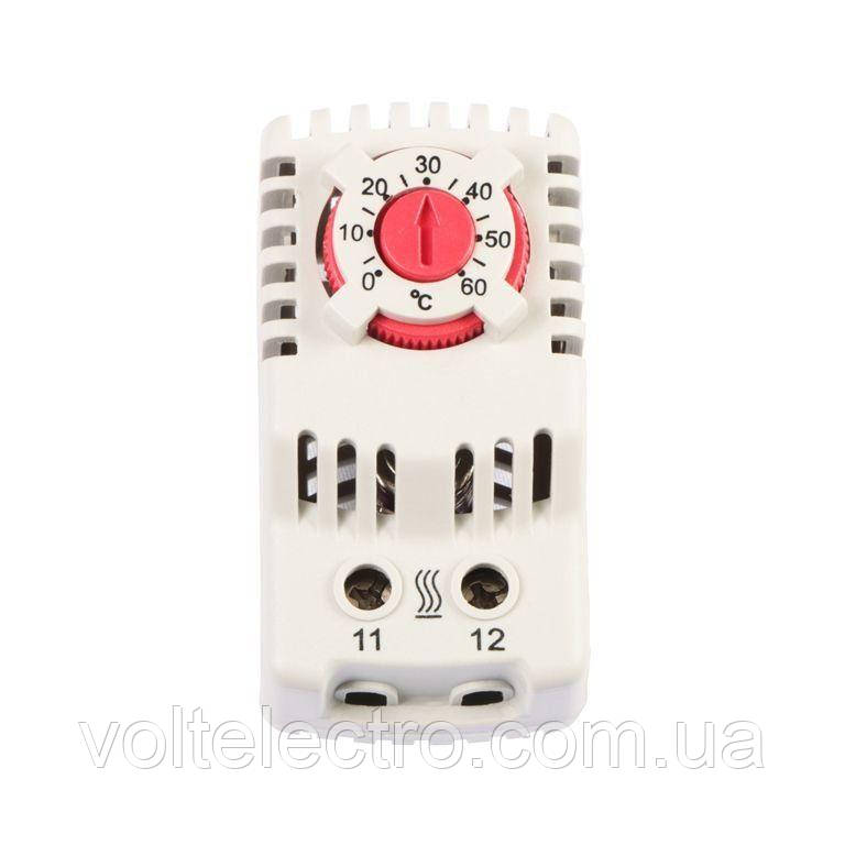 Термостат на DIN-рейку 110-240B, з НЗ контактом, фото 1
