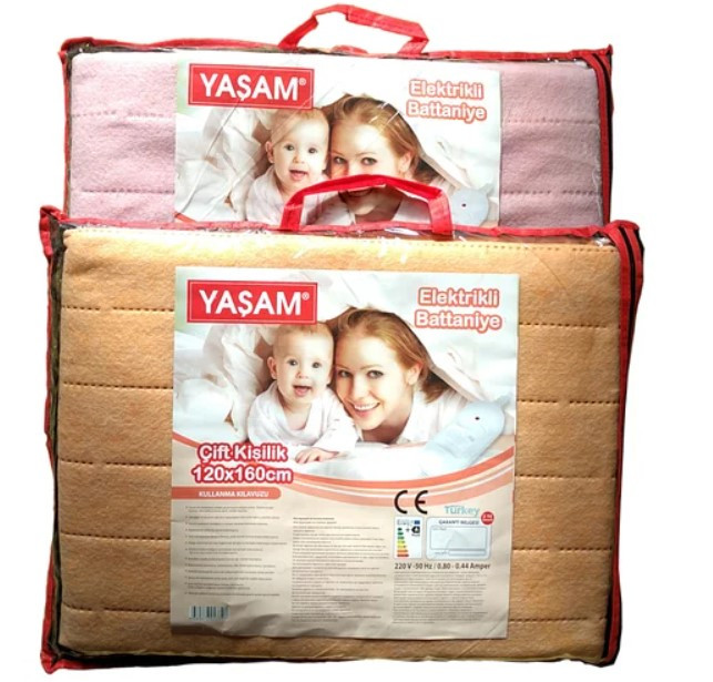 Электропростынь YASAM ТУРЕЧЧИНА 120*160 байка, простирадло з підігрівом, фото 1