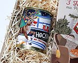 Новорічний подарунок: шоколад "З Новим роком і Різдвом!" і Консервовані новорічні шкарпетки (в асортименті), фото 5