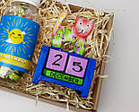 Подарунковий набір "Позитив у всьому": вічний календар "Кіт" і цукерки в баночці "Позитивин", фото 8