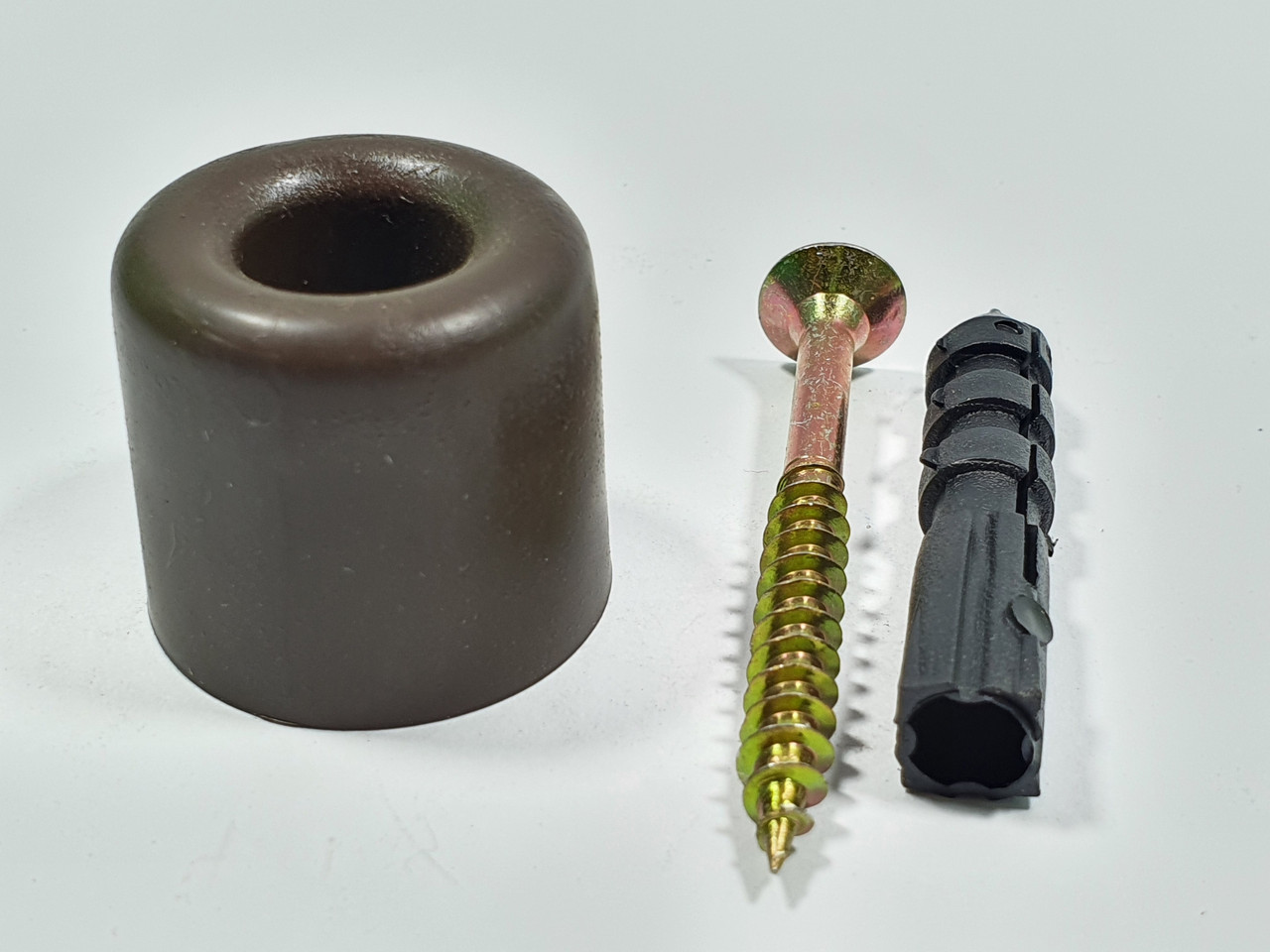 Ограничитель резиновый напольный Польша 25 мм (коричневый) (ID ...