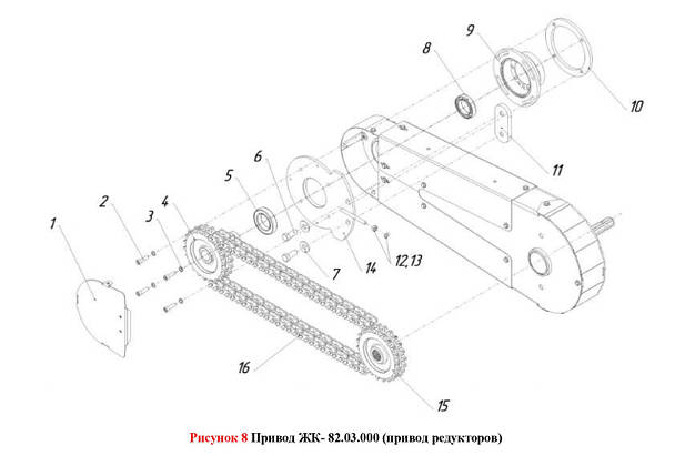 Привод РК- 82.03.000 (привод редукторів), фото 2