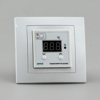 Терморегулятор для теплої підлоги цифровий для прихованої проводки (-50°...+125°, реле 16А) РТА-16-UNICA-NTC
