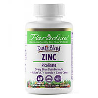 Цинк пиколинат Paradise Herbs Earth's Blend Zinc Picolinate 30mg 90 Vegetarian Capsules