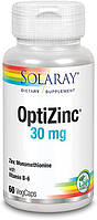 Цинк для імунітету Solaray OptiZinc 30 mg 60caps