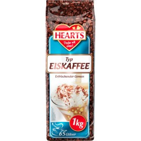 Капучіно Hearts Cappucino Eiskaffee (Ice Coffee холодний кави), 1кг. Напій кавовий швидкорозчинний, фото 1