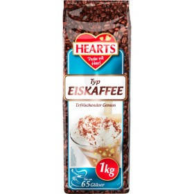 Капучіно Hearts Cappucino Eiskaffee (Ice Coffee холодний кави), 1кг. Напій кавовий швидкорозчинний