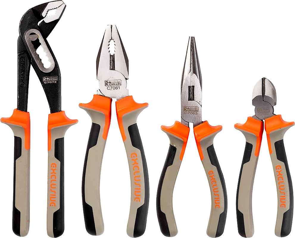 Набір шарнірно-губцевого інструменту Richmann 4шт (C7097), фото 1
