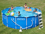 Каркасний басейн Intex 54940/28234/28734, 457 см х 107 см., фото 6