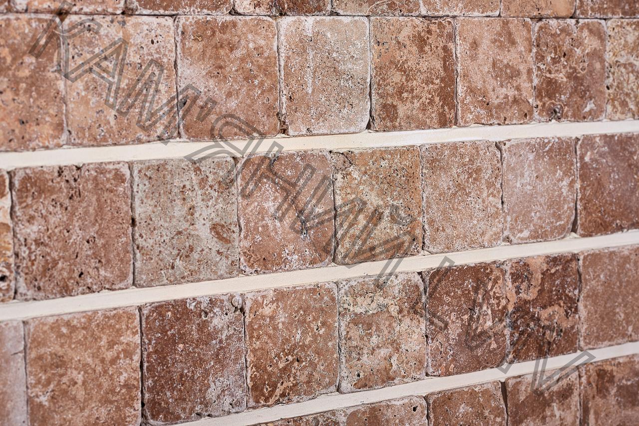 Плитка мозаика облицовочная (антик) стеновая толщ.1 см.из вьетнамского травертина "TOSCANA" KLVIV - фото 2 - id-p350875833