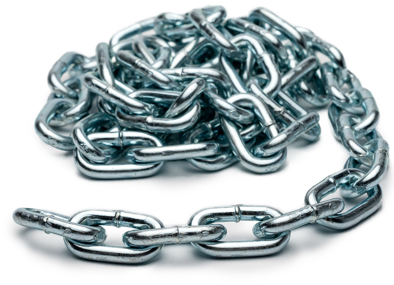 Ланцюг сталевий 4 мм DIN 766 коротколанковий оцинкована, фото 1