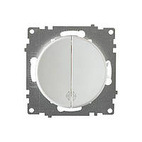 Перемикач подвійний OneKeyElectro білий