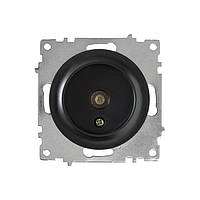 Розетка антенна TV, OneKeyElectro чорна