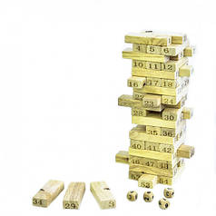 Настольная игра Fun Game “Башня” 54 детали (N009443)