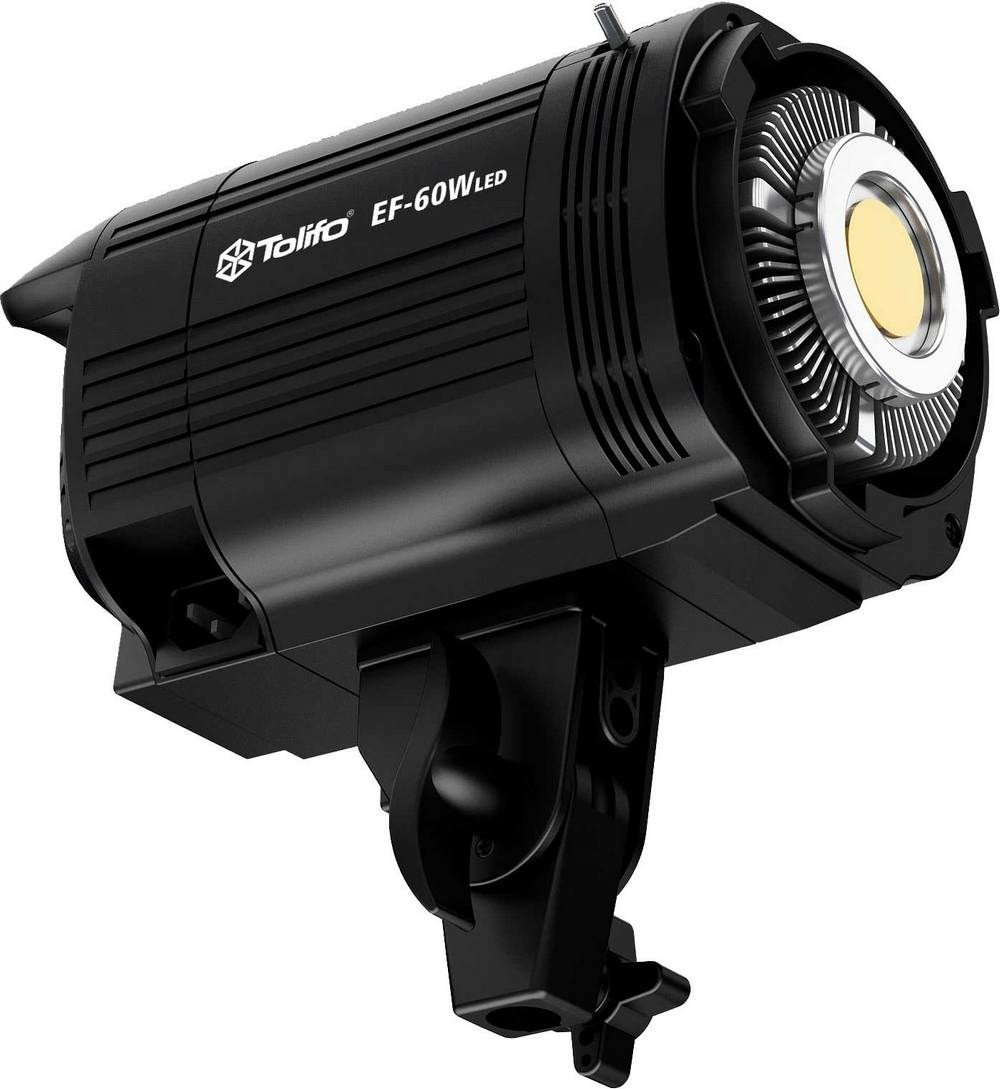 60W LED Світлодіодний прожектор моноблок TOLIFO EF-60W — студійне джерело постійного денного світла, Bowens