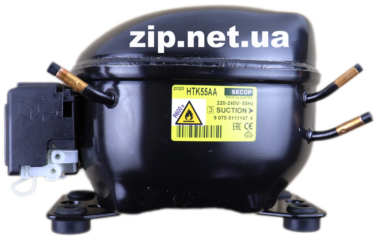 Компресор Secop HTK 55 AA R-600a,93W, Словаччина, гарантія на холостовій пуск
