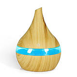 Ультразвуковий зволожувач повітря Humidifier Light wood з підсвіткою й аромадифузором, фото 4
