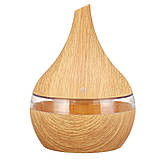 Ультразвуковий зволожувач повітря Humidifier Light wood з підсвіткою й аромадифузором, фото 6