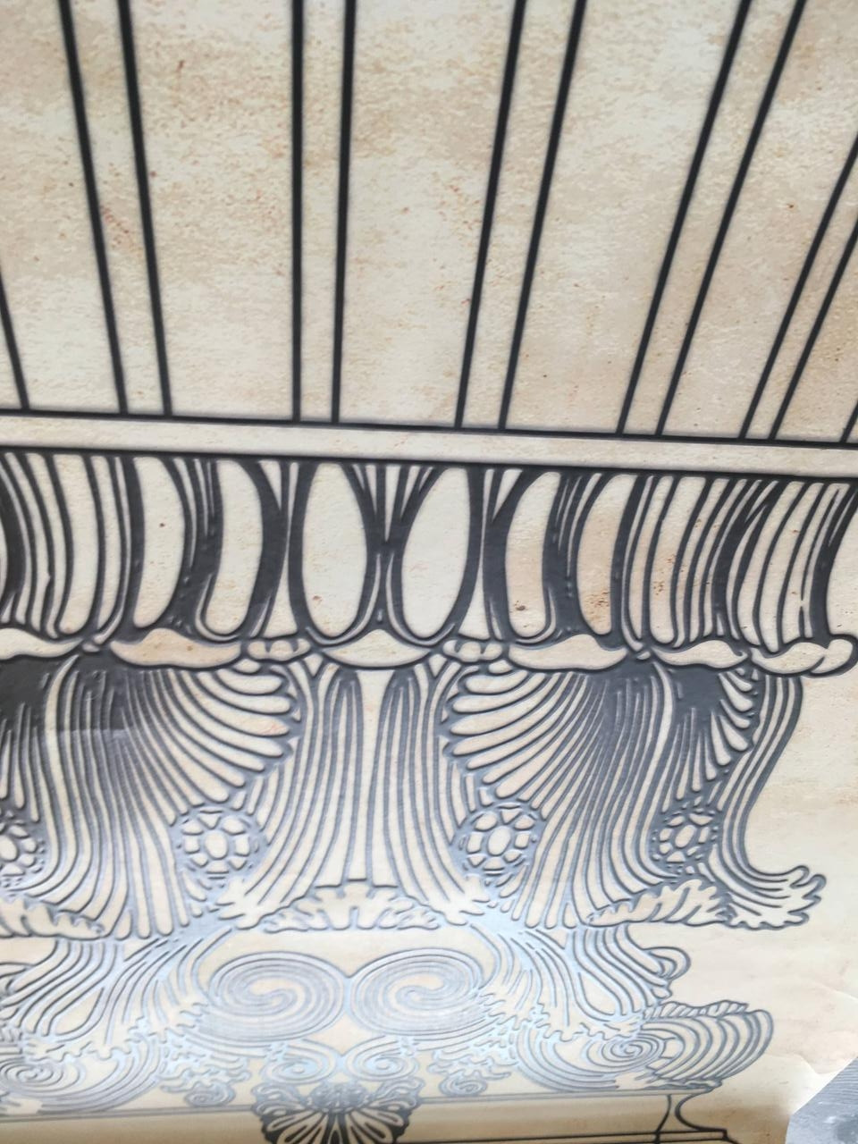 Постер капитель колонны Коринфского ордера дизайнерский рельефный 70 см х 90 см - фото 3 - id-p1291945827