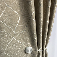 Сонцезахисні штори з льону блекаут Готові штори з льону <unk> Якісні шторі з льону <unk> Бежеві штори <unk>