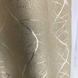 Сонцезахисні штори з льону блекаут Готові штори з льону <unk> Якісні шторі з льону <unk> Бежеві штори <unk>, фото 5