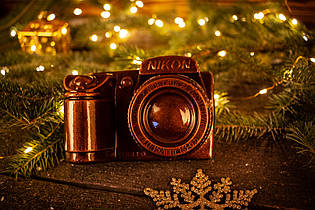 Шоколадний фотоапарат в подарунок на Новий рік