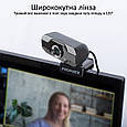 Веб-камера з ручним фокусом Promate ProCam-1 FullHD USB Black (procam-1.black), фото 4