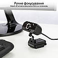 Веб-камера з ручним фокусом Promate ProCam-1 FullHD USB Black (procam-1.black), фото 4